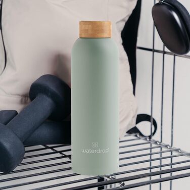 Термос-бутилка waterdrop® 600 мл з нержавіючої сталі, ізольована, герметична, подвійні стінки, зберігає холод 24 год, тепло 12 год, підходить для газованих напоїв, ударостійка