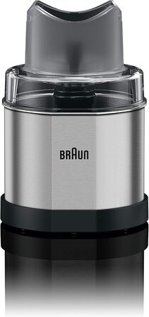 Насадка Braun MQ 60 для кави та спецій, 350 мл, нержавіюча сталь, аксесуар EasyClick для блендерів Braun MQ 3 та MQ 5