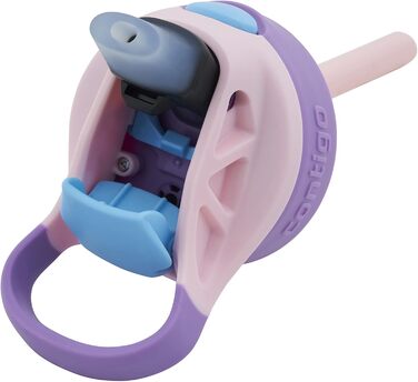 Дитяча пляшка для води Contigo Easy Clean Autospout з трубочкою, BPA-free, 420 мл, пластикова, герметична, легка у догляді, для школи та спорту (Strawberry Shakes)