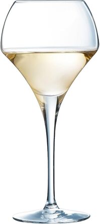 Бокали для вина Chef & Sommelier Open Up 37cl, 6 шт, з кришталю Krysta, посилена упаковка, прозорі, стійкі до пошкоджень