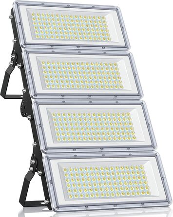 Світлодіодний прожектор YIQIBRO 100W для вулиці, 10000 Лм, IP67, холодне біле світло 6500K, LED прожектор для саду, гаража, фабрики, спортивного майданчика