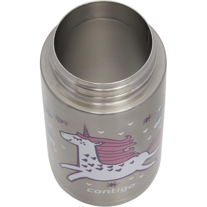 Дитяча пляшка для води Contigo Easy Clean Autospout з трубочкою, 420 мл, BPA-free, герметична, для школи, садка та спорту