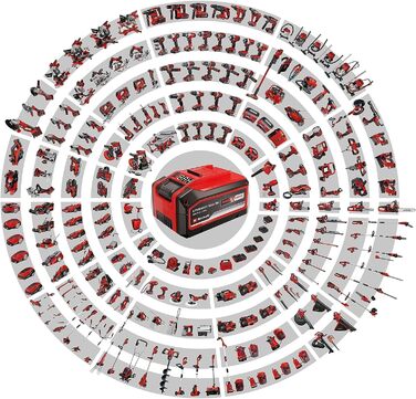 Акумуляторний LED ліхтар Einhell TE-CL 18/2000 LiAC Solo Power X-Change 18В, літій-іонний, поворотна голова, білий, гібридний, без акумулятора та зарядного