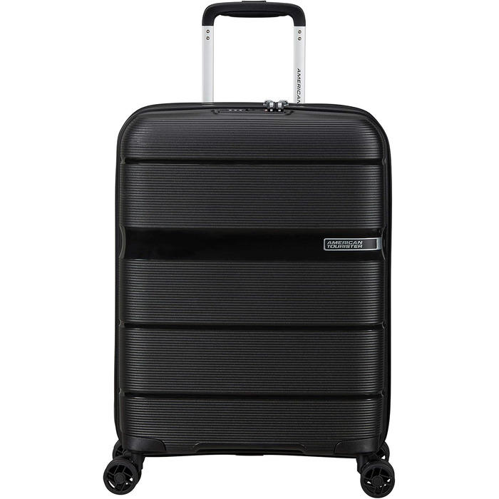Валіза American Tourister Linex Spinner L, 76 см, 102 л, чорна, пластикова, на 4 колесах