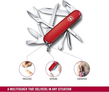 Ніж Victorinox Fieldmaster Швейцарський армійський, мультитул 15 функцій, лезо, відкривачка, викрутка