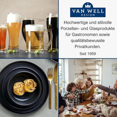 Кружка Van Well Willi 0,5 л Набір з 12 - Пивні келихи преміум класу