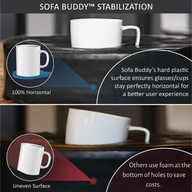 Силіконовий підсклянник для дивану Sofa-Buddy, тримач для чашки, практичний аксесуар для дивану