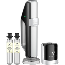 Система збереження ігристих вин Coravin для шампанського та інших ігристих вин, з CO2 капсулами, зберігає вино до 4 тижнів