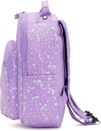 Рюкзак Kipling Seoul S з відсіком для ноутбука, малий, Galaxy Metallic