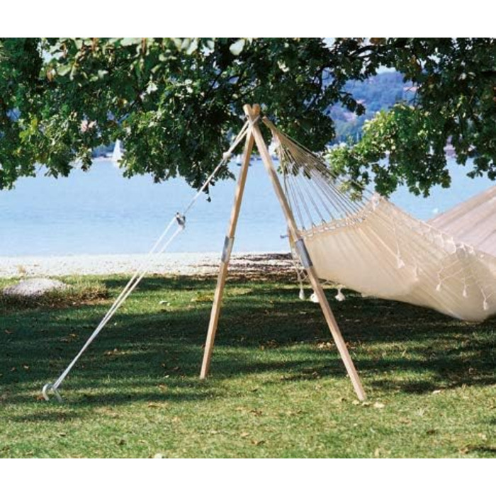 Гамакова стійка AMAZONAS Madera з ясеня, до 100 кг, для підвішування до дерева або опори