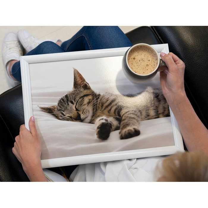 Лаптопний столик-піднос з подушкою Creative Tops Kitten, 44x34 см, мультиколор, м'який наповнювач