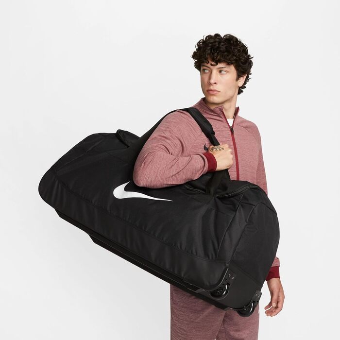 Сумка для спорту Nike Club Team Swoosh Roller Bag BA5199-010 чоловіча, на колесах