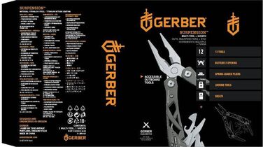 Мультитул Gerber Bear Grylls Ultimate 12 в 1 з нейлоновим чохлом, багатофункціональний інструмент
