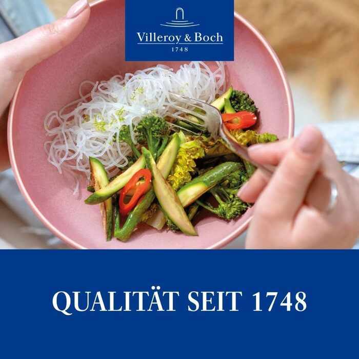 Villeroy & Boch Oscar набір столових приборів 68 предметів для 12 осіб, нержавіюча сталь, можна мити в посудомийній машині, ложки, виделки, ножі, столовий набір