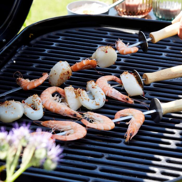 Вугільний гриль Barbecook Loewy 45 Magnus Premium, з вітрозахистом, для 6 осіб, чорний, 43x43x97 см