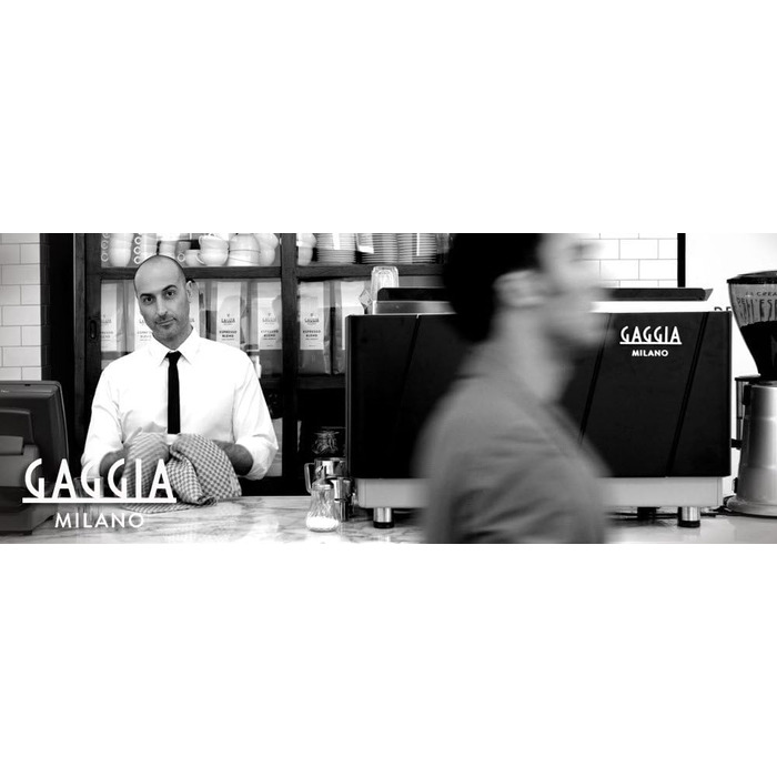 Кавоварка Gaggia RI8423/11 GranGaggia Style, еспресо-машина, 15 бар, для меленої кави та чалд, чорна