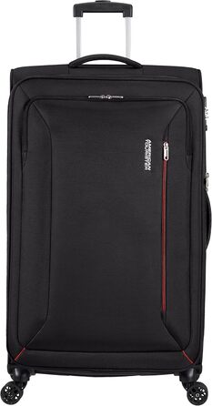 Валіза American Tourister Hyperspeed розширювана, 80 см, 109/116 л, бірюзова (Deep Teal) або чорна (Jet Black), Spinner L