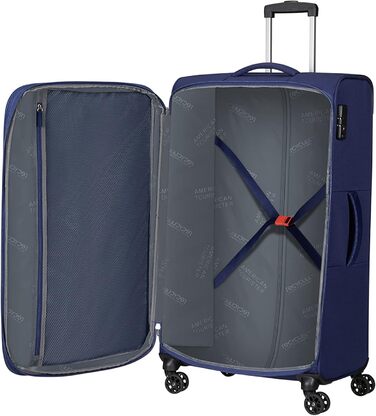 Валіза American Tourister Hyperspeed 80 см, розширювана, 109/116 л, бірюзова/синя, Spinner L