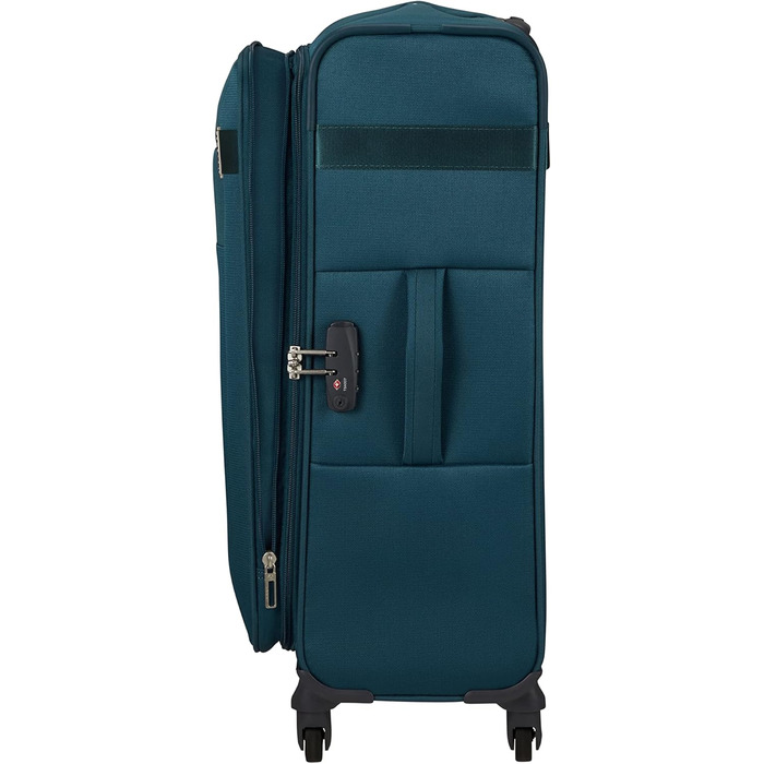 Валіза Samsonite Citybeat Spinner S (синя, Petrol Blue), валіза Samsonite Citybeat Spinner M EXP (66 см, 67/73 л, розширювана)