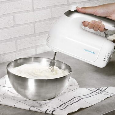Занурювальний блендер Cecotec PowerTwist 500, 500 Вт, 5 швидкостей + турбо, 3 насадки, без чаші