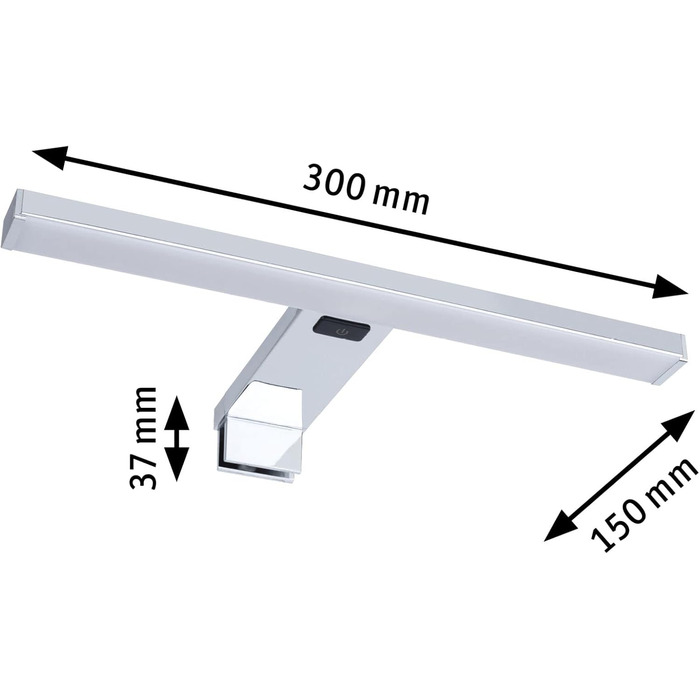 Світильник Paulmann WallCeiling HomeSpa Selo IP44 LED 3,7 Вт для ванної кімнати