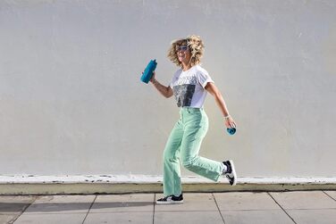 LifeStraw Go Серія – ізольована пляшка з нержавіючої сталі з фільтром для води 700 мл для подорожей і щоденного використання, усуває бактерії, паразитів, мікропластик, покращує смак, колір лагуна бірюзовий