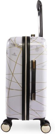Валіза Juicy Couture Vivian Spinner 53,3 см, мармурова, біла, полікарбонат