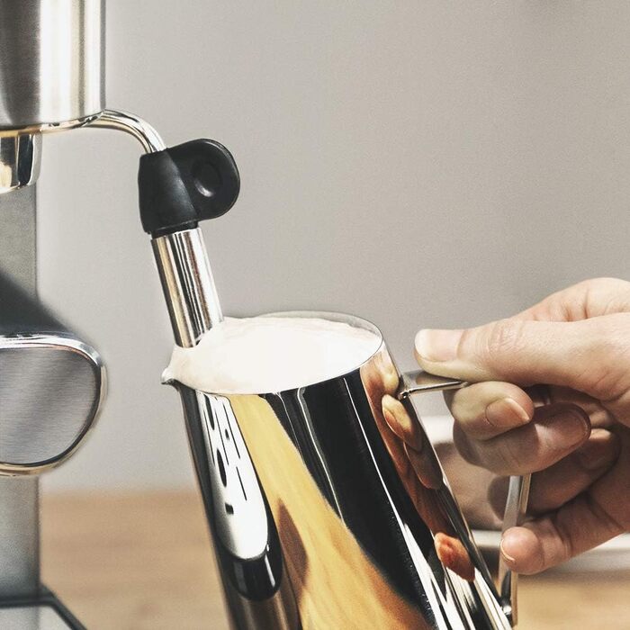 Еспресо-машина Cecotec Cafelizzia 790 Steel Pro, 1350Вт, 20 бар, термоблок, манометр, автоматичний режим, для еспресо та капучино, 1,2 л, нержавіюча сталь