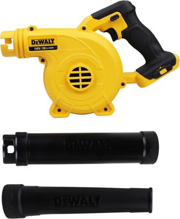 DEWALT акумуляторний повітродув 18В, 290 км/год, 3 режими, без акумулятора та зарядного, DCV100-XJ