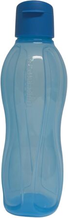 Пляшка для води Tupperware Eco To Go 1 л, бірюзова, з кришкою Flip Top, екологічна пластикова