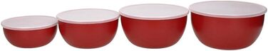 Набір мисок для змішування KitchenAid з 3 шт. , Empire Red, штабельовані