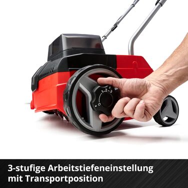 Акумуляторний аератор-скарифікатор Einhell GC-SC 36/31 Li-Solo Power X-Change, 36В, 31 см, 3-в-1, без акумулятора та зарядного пристрою