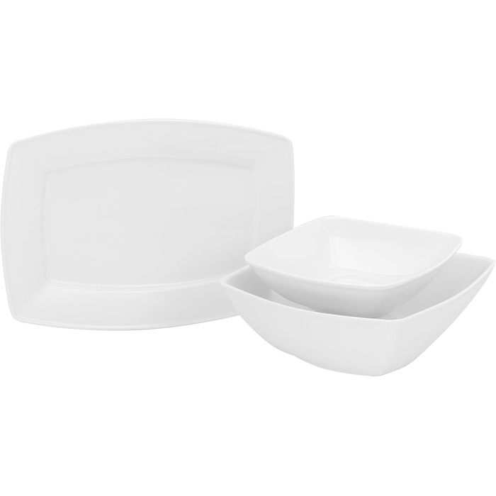 Сервіз CreaTable Victoria, білий, 3 предмети, серія Geschirrset
