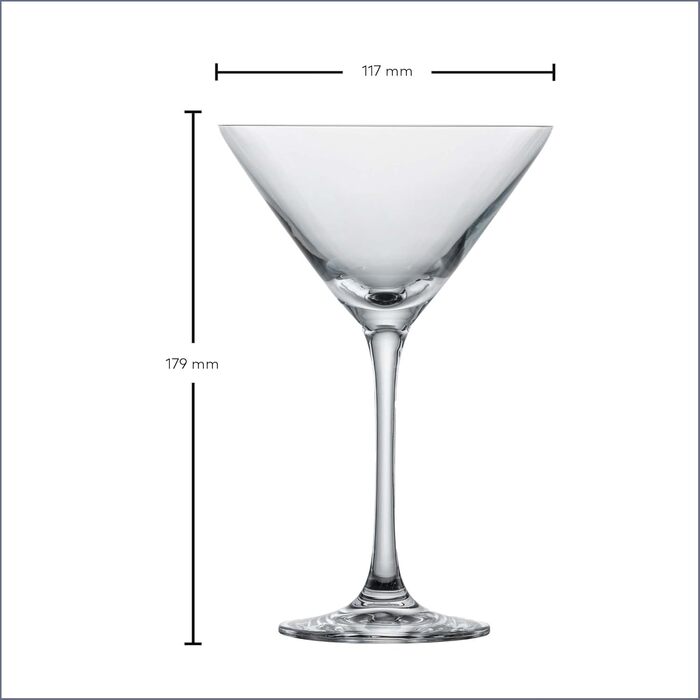 Набір спеціальних келихів для коктейлів SCHOTT ZWIESEL Bar з 4 шт.