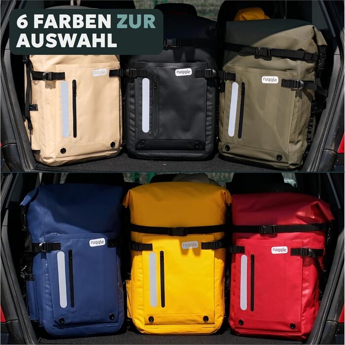 Водонепроникний рюкзак Dry Bag 20/30/45 л з 3 зовнішніми кишенями, RollTop, для пляжу, човна, каяка, туризму, риболовлі та мотоцикла