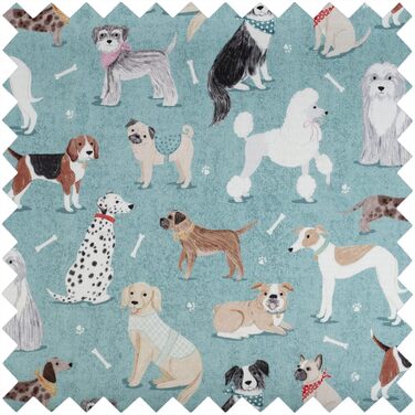 Сумка для рукоділля з бавовни Hobby Gift 13x36x31 см з малюнком собаки