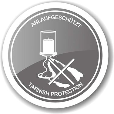 Підсвічник EDZARD Mascha 45 см, срібний, з антикорозійним покриттям, для стовпчикових свічок до 8 см, з скляною насадкою