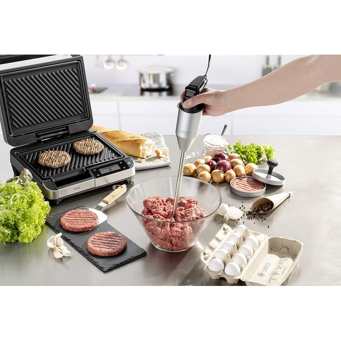 Блендер CASO HB 2400 Pro XL-Design з аксесуарами, 29 см, нержавіюча сталь, 24 000 об/хв, переможець тесту Haus & Garten, для змішування, збивання та подрібнення