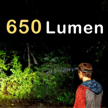 Лобовий ліхтар Everbeam H6 Pro LED з датчиком руху, 650 люменів, акумулятор 1200 мА·год, водонепроникний, USB-зарядка, до 20 годин роботи (2 шт.)