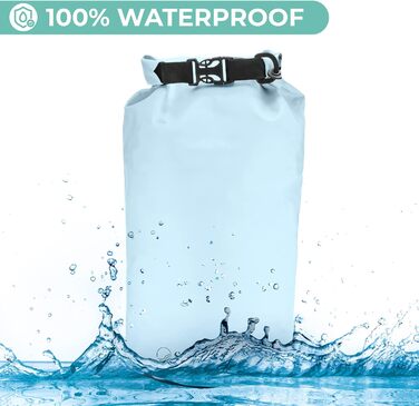 Водонепроникний сухий мішок Drybag 5/10/20/30 л для кемпінгу, пляжу, каякінгу, туризму та човна – захист речей і продуктів
