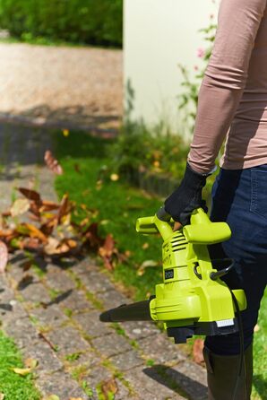 Електричний садовий пилосос-воздуходув RYOBI 2800 Вт RBV2800CSV, об'єм повітря 14 м³/хв, у коробці