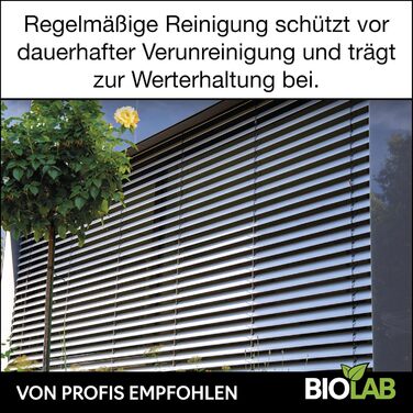 Щітка-захват для чищення жалюзі BIOLAB з 2 насадками, інструмент для очищення ламелей, підходить для зовнішніх та внутрішніх жалюзі, професійний ламельний очищувач