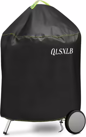 Водонепроникний чохол для гриля QLSXLB, Ø50x81 см, 420D Оксфорд, захисний для круглих та газових грилів від вологи, УФ, цвілі та іржі