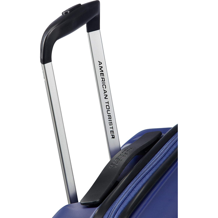 Валіза American Tourister Aero Racer Spinner 68, розширювана, 3.6 кг, 75.5 л, синя, 4 колеса