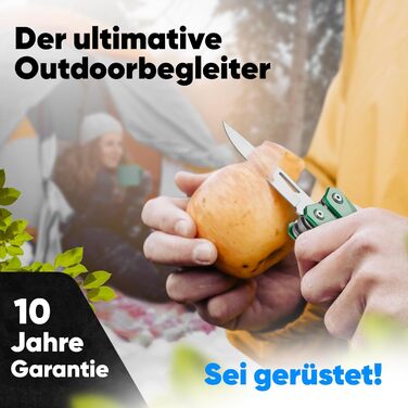 Мультитул AVENTURIS® зелений — багатофункціональний інструмент для велосипеда та туризму, подарунок для чоловіків