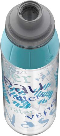 Пляшка для води alfi Tritan 700 мл, BPA Free, герметична, підходить для газованої води, для спорту, школи та подорожей, можна мити в посудомийці, колір Water Blue