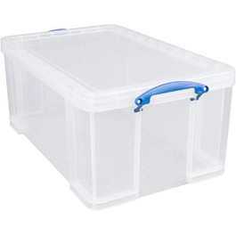 Прозорі контейнери Really Useful Box 64 л, 2 шт., для зберігання та організації, 710×440×310 мм