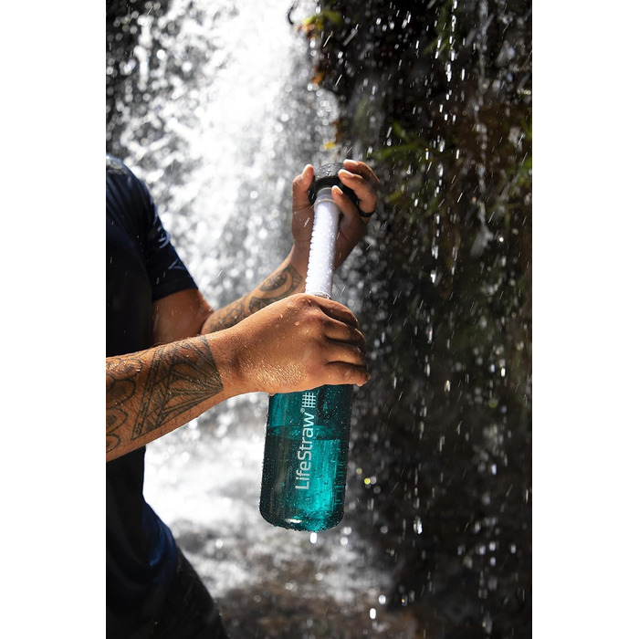 Пляшка-фільтр LifeStraw Go 1 л, синя, для води