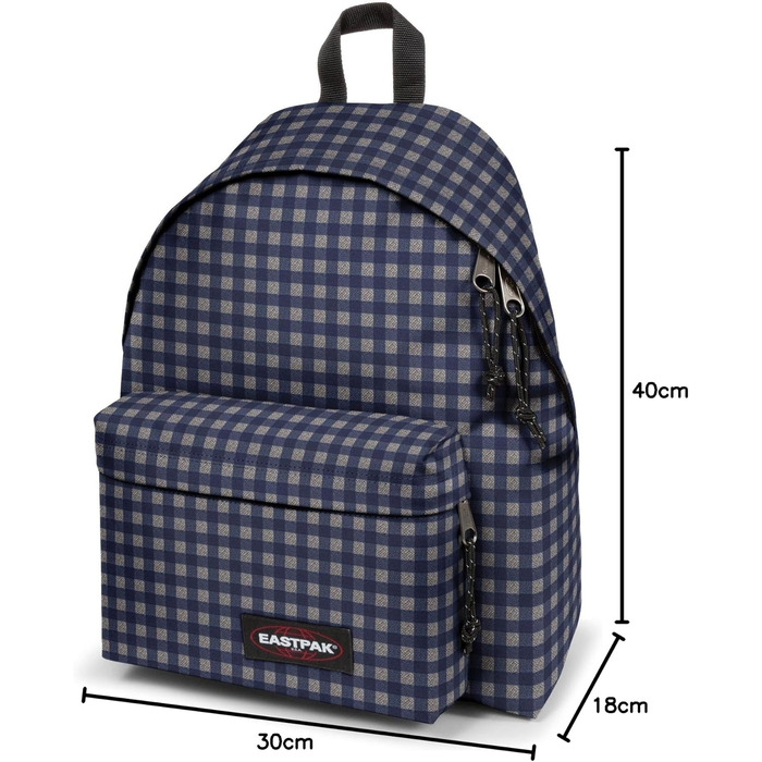 Рюкзак EASTPAK Padded Pak'r унісекс, синій, 40 л, стиль «клітинка»