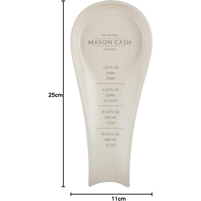 Керамічна підставка для ложок Mason Cash, беж, 11x25x3 см